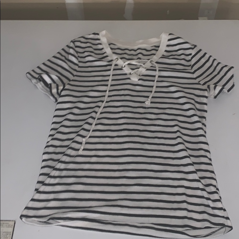 Striped Tie shirt